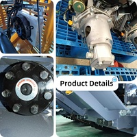 Mini Bétonnière sur Chenilles CR750 de Fabrication Chinoise avec Moteur à Essence et Engrenages – Haute Productivité, Système Entièrement Hydraulique