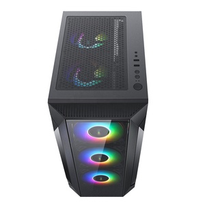 Phổ biến nhất Giá cả phải chăng giá OEM cao luồng không khí thiết kế máy tính để bàn màu đen PC trường hợp casetempered Glass argb Máy tính chơi Game trường hợp - Product Image 5