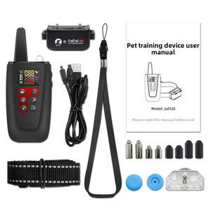 Kalung Pelatihan Anjing Tahan Air Isi Ulang Jarak Jauh 1000M Tanpa Suara Menggonggong Produk Pelatihan Hewan Peliharaan Getaran Tanpa Sengatan Terbuat dari Plastik ABS 1 - Product Image 6