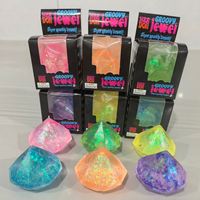 Juguete Antiestrés de Maltosa en Forma de Diamante, Colorido, de Nuevo Estilo, con Rebote Lento, para Descomprimir y Aliviar el Estrés