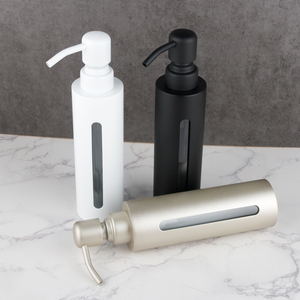 Distributeur de <span class=keywords><strong>savon</strong></span> en vente chaude, 300 ml, désinfectant pour les mains, shampoing, <span class=keywords><strong>savon</strong></span>, gel douche, bouteilles en acier inoxydable, distributeur manuel de liquide <span class=keywords><strong>vaisselle</strong></span> - Product Image 2