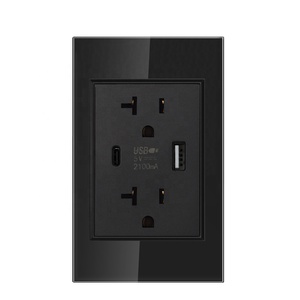<span class=keywords><strong>Presa</strong></span> di ricarica a doppia porta usb da parete con <span class=keywords><strong>presa</strong></span> di corrente usb a casa noi 20A - Product Image 1