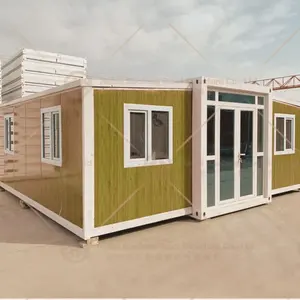 manufacture of Steel structure small expandable container house self contained