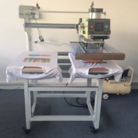 Presse à chaud pneumatique à double station LCD 40*60cm Presse à chaleur par sublimation Machine de transfert à chaud pour imprimante DTF