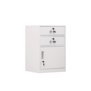 File <b>Storage</b> <b>Cabinet</b> Under Desk Office Desk Multiple Small Iron-Plated <b>Lockable</b> <b>Cabinets</b> Storing Documents for Home Office - Product Image 1