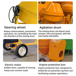 Mini Portable Mobile Mixer <b>Machine</b> Construction Mixer - Product Image 2