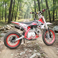 Motos tout-terrain à essence pour enfants 125cc 4 temps Démarrage au pied/Démarrage électrique Transmission par chaîne