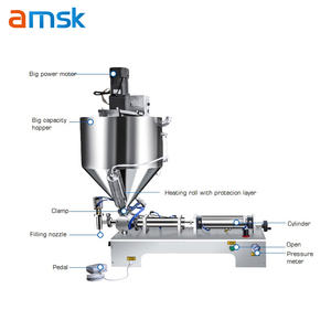 蜂蜜混合充填機全自動定量食用油計量シロップビール粘性液体充填機 - Product Image 4