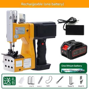 Máquina de Coser Portátil Manual Eléctrica Mini para Fábricas, Uso Doméstico e Industrial, Cerradora de Bolsas para Sellado de Sacos de Arroz Tejidos - Product Image 5