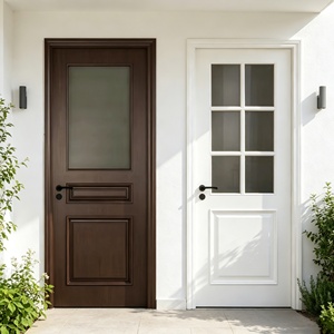 Portes d'appartement classiques en bois anti-effraction avec finition soignée, portes anti-effraction finition mate/brillante - Product Image 5