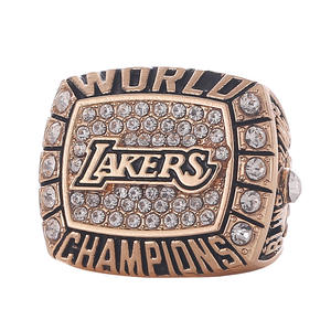 Anillo de Campeonato de los Lakers de la NBA de 2000 de Shaquille <span class=keywords><strong>O</strong></span>'<span class=keywords><strong>Neal</strong></span>, Exquisita Joyería de Moda, Anillo Conmemorativo Deportivo, Directo de Fábrica - Product Image 1