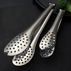 คลิปหนีบอาหารสแตนเลส 304 คลิปหนีบหลายรูขนาดกะทัดรัดสำหรับบาร์บีคิวสเต็กบุฟเฟ่ต์หม้อไฟทนทานทำความสะอาดง่ายอเนกประสงค์ - Product Image 3