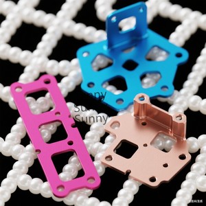 قطعة معدنية مصنوعة بالدوران الدقيق من الفولاذ المطلي حسب الطلب، دعامة فتحة فولاذية للربط في البوابات - Product Image 5