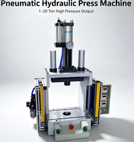 Prensa Hidráulica Neumática de 1-20 Toneladas |   220V |   Máquina Neumática de Estampado, Remachado y Grabado, Prensa Hidráulica Neumática
