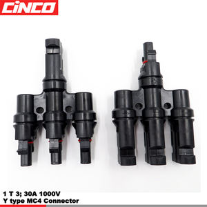 30A DC 1500V tahan air konektor kabel surya pria + wanita PV Plug sistem surya produk terkait - Product Image 4