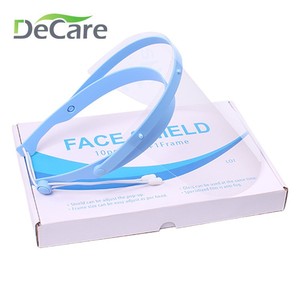 Écran facial protecteur DeCare 0,2 mm anti-buée avec lentille remplaçable pour usage en clinique dentaire - Product Image 4
