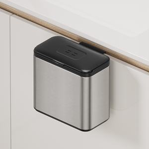 Büyük Kapasiteli Ev Tipi Mutfak Biyolojik Çöp Kovası Özel Renkler İç Mekan Masaüstü Duvara Monte Çöp Kovası Kapaklı Kompost Kovası - Product Image 1