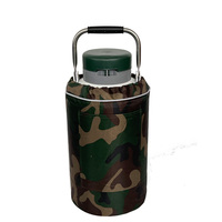 Conteneur d'azote liquide en alliage d'aluminium 2L avec bouche de calibre 35mm