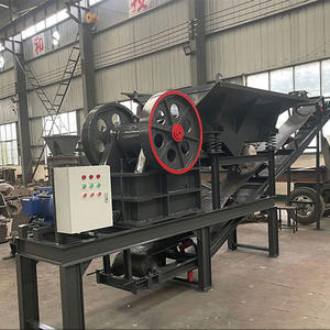 Mini concasseur à mâchoires mobile, petit broyeur de pierres, moteur AC, neuf, pour usage domestique, usine de fabrication, acier inoxydable - Product Image 4