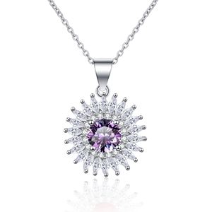 Moissanite Necklaces <b>Cross</b> Border Multi No Middleman Markup Wholesalers Anti-tarnish Plating Hollow Link Weight Gift for Her - Product Image 5