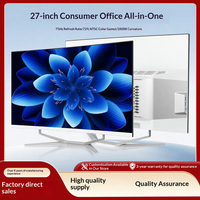 PC Todo en Uno Personalizado de Fábrica de 27 Pulgadas, Core i7 i9, Computadora de Escritorio Monobloque para Negocios y Oficina, OEM ODM, Venta al Por Mayor de PC AIO