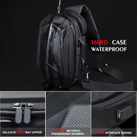 Vente en gros personnalisé sac pour hommes sac à bandoulière voyage unique sac suspendu à bandoulière, sac de poitrine pour hommes en plein air, sac pour ordinateur tablette