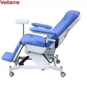 Tıbbi çok fonksiyonlu diyaliz hemodiyaliz sandalye/kan bağış sandalyeler donör yatak alarak