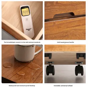 أدراج عصرية بفجوة ضيقة لغرفة المعيشة خزانة جانبية للصدر بجانب غرفة النوم + 5 أدراج - Product Image 4