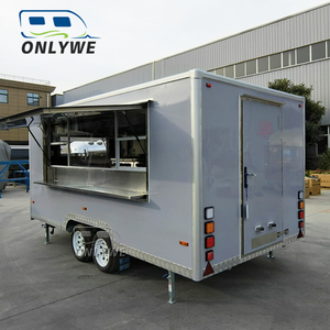 Onlywe Food Truck à vendre en Espagne, Conteneur maritime transformé en remorque alimentaire, Remorque alimentaire pour gyros, Remorque alimentaire avec réfrigérateur, Food Truck de 20 pieds - Product Image 1