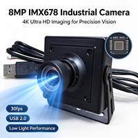 Modul Kamera USB 4K 8MP 30fps UVC Tanpa Driver Kamera Kotak Industri Lensa M12 untuk Visi Komputer Android Windows Linux OEM ODM