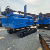 Nouvelle Foreuse Rotative FT à Moteur Diesel, Pileuse Hydraulique, Mobilité sur Chenilles et sur Roues, Profondeur Personnalisable, Moteur Cummins