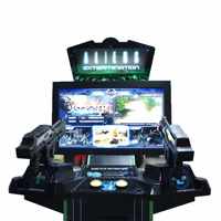 Machine de jeu d'arcade à tir pour deux joueurs, écran HD, simulateur 'Aliens Extermination' à monnayeur, garantie 1 an - pour jeux vidéo