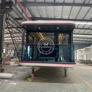 Maison capsule moderne modulaire préfabriquée portable 2025 V9, capsule spatiale de luxe, conteneur en acier, étanche - Product Image 3