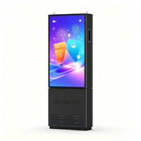49 inç Parlama Önleyici Temperli Camlı Ayaklı Ultra İnce Dış Mekan LCD Totem Çift Taraflı Kiosk Dijital Tabela (Parklar İçin)