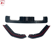 Diffuseur arrière en fibre de carbone sèche Z-ART R4 avec LED pour BMW M4, lèvre arrière en fibre de carbone préimprégnée pour BMW G80 G81 G82 G83 M3 M4 2021+