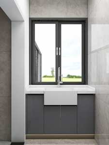 Gabinetes de Cocina Modulares Modernos en Gris Brillante con Diseño en Forma de L y Madera Contrachapada Ecológica - Product Image 5