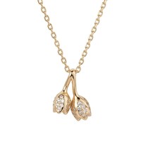 Fabrik-Großhandel Nickelfreie 925 Sterling Silber Blumen-Anhänger Halskette für Frauen Zierliche Charms Alltags-Halskette Party-Geschenk