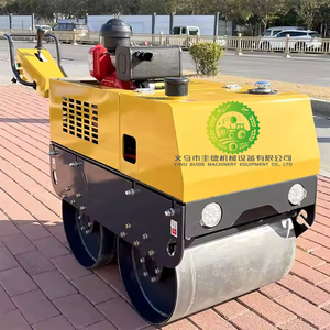 รถบดถนน EPA Euro 5 ขนาด 1 ตัน 2 ตัน 3 ตัน 4 ตัน เครื่องยนต์ดีเซลไฮดรอลิกแบบสั่นสะเทือน รถบดอัดแอสฟัลต์แบบ Tandem กำลัง 60 กิโลวัตต์ 220 โวลต์ - Product Image 1