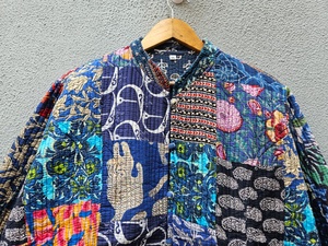 Veste d'hiver matelassée en coton imprimé à la main, style bohème ethnique pour femme, cadeau élégant pour elle - Product Image 4