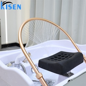 KISEN Équipement de Salon de Beauté : Lit de Shampoing Portable avec Circulation d'Eau, Thérapie Capillaire, Massage et Moxibustion pour Salon de Coiffure - Product Image 3