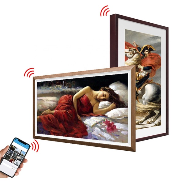 15.6 21.5 32 Inch WiFi Digital Photo Frame 1920*1080 IPS Touch Screen 32GB Storage Auto-Rotate Share Via App for Photo Frame