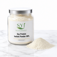 Isolat de protéines de soja à base de plantes, poudre d'isolat de protéines de soja 80% protéines - Isolat de soja végétal de qualité alimentaire