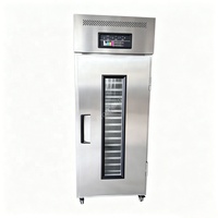 Armoire de fermentation réfrigérée à 36 plateaux, porte simple, avec contrôle numérique pour boulangerie