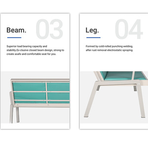 เฟอร์นิเจอร์พื้นที่รอคอยสำหรับอุตสาหกรรม โครงโลหะสีทอง <span class=keywords><strong>3</strong></span> ที่นั่ง หุ้มหนัง เหมาะสำหรับโรงพยาบาล สถานที่สาธารณะ สนามบิน สำนักงาน เก้าอี้โซฟาสำหรับรอคอย - Product Image 5