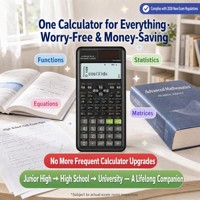 Calculatrice scientifique fixe fx-991ES PLUS-2 Nouvelle 2ème édition 417 fonctions Affichage naturel Équations matricielles et vectorielles En promotion