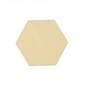 Artisanat géométrique en contreplaqué découpé au laser, différentes formes, ornement mural, forme personnalisée - Product Image 4
