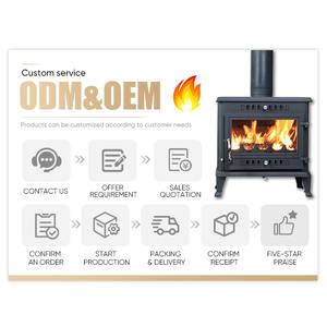 Miglior Prezzo, Vendita Calda: Caminetto Moderno Autoportante in Ghisa Nera con Vetro, Piccola Stufa a <span class=keywords><strong>Legna</strong></span> per Interni - Product Image 5