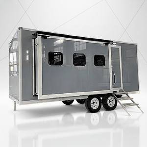 Cabaña Móvil Prefabricada <span class=keywords><strong>de</strong></span> Acero con Diseño Moderno, Oficina, Dormitorio y Comedor para Glamping, Resorts y Villas - Product Image 1