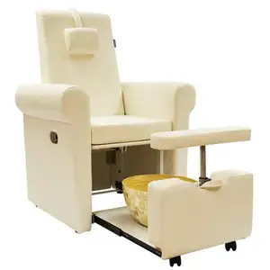 New recliner manicure pedicure chairs no plumbing with bowl