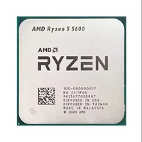 Prosesor CPU AMD Ryzen 5 5600 R5 5600 3.5 GHz 6-Core 12-Thread Baru 100-000000927 Socket AM4 Baru
